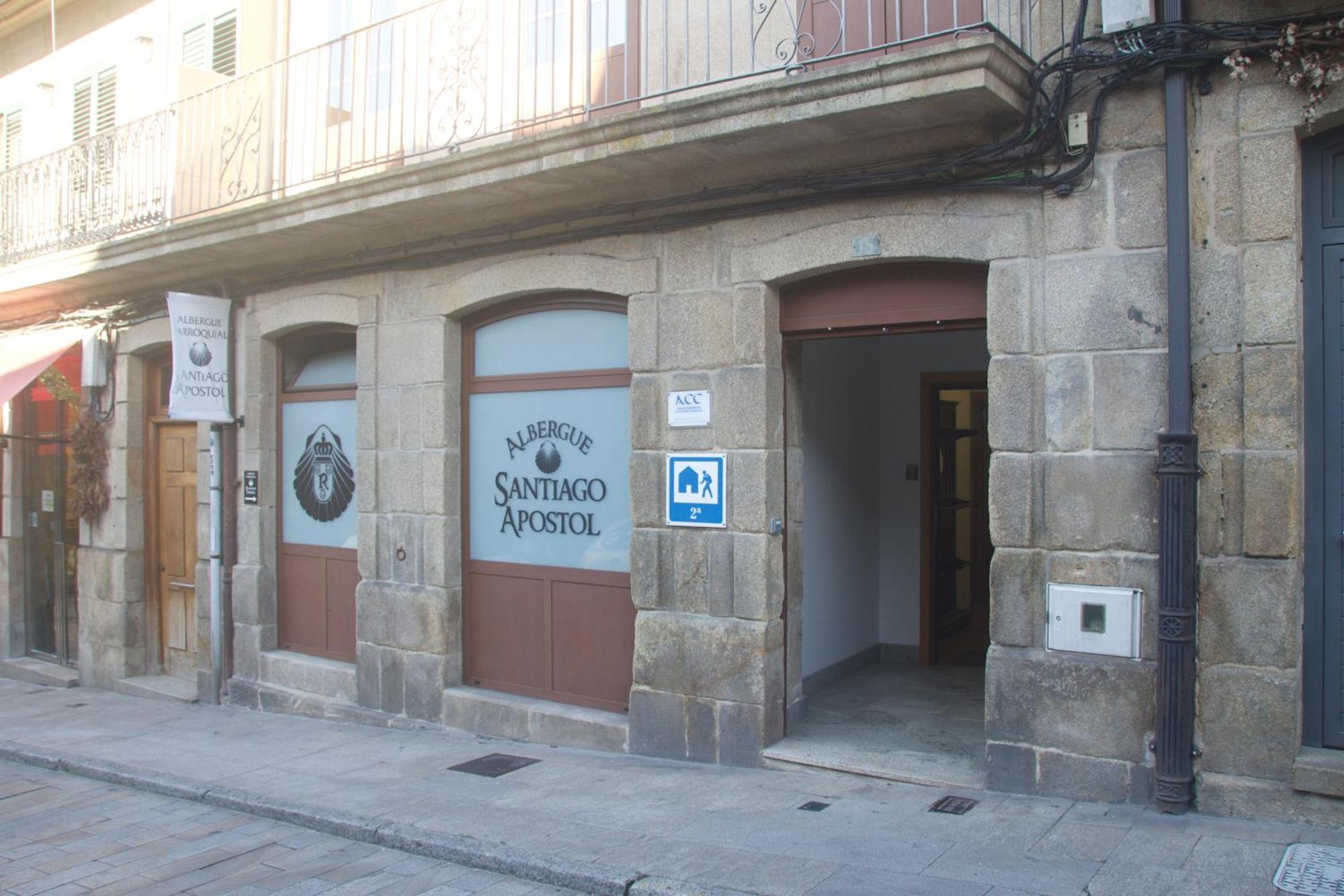 Albergue Parroquial Santiago Apostol De Redondela Bagian luar foto